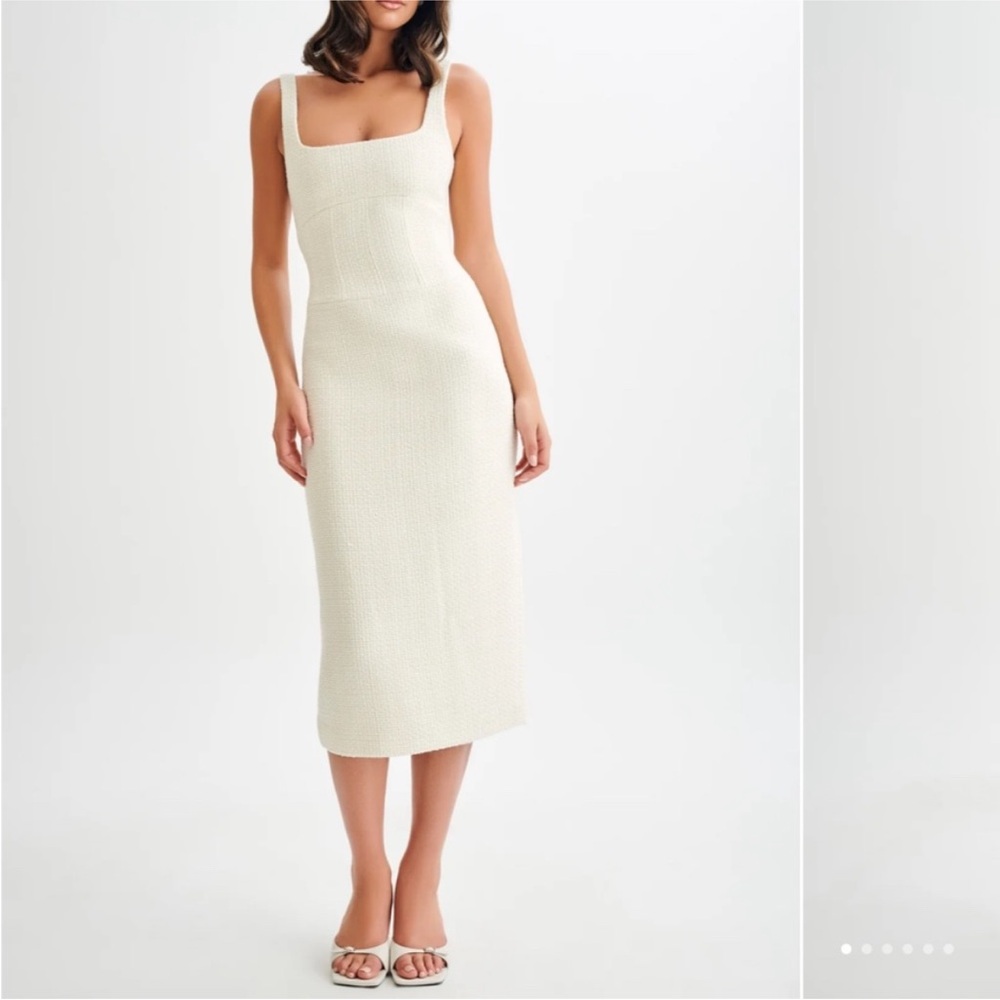 Meshki bridal/engagement midi dress